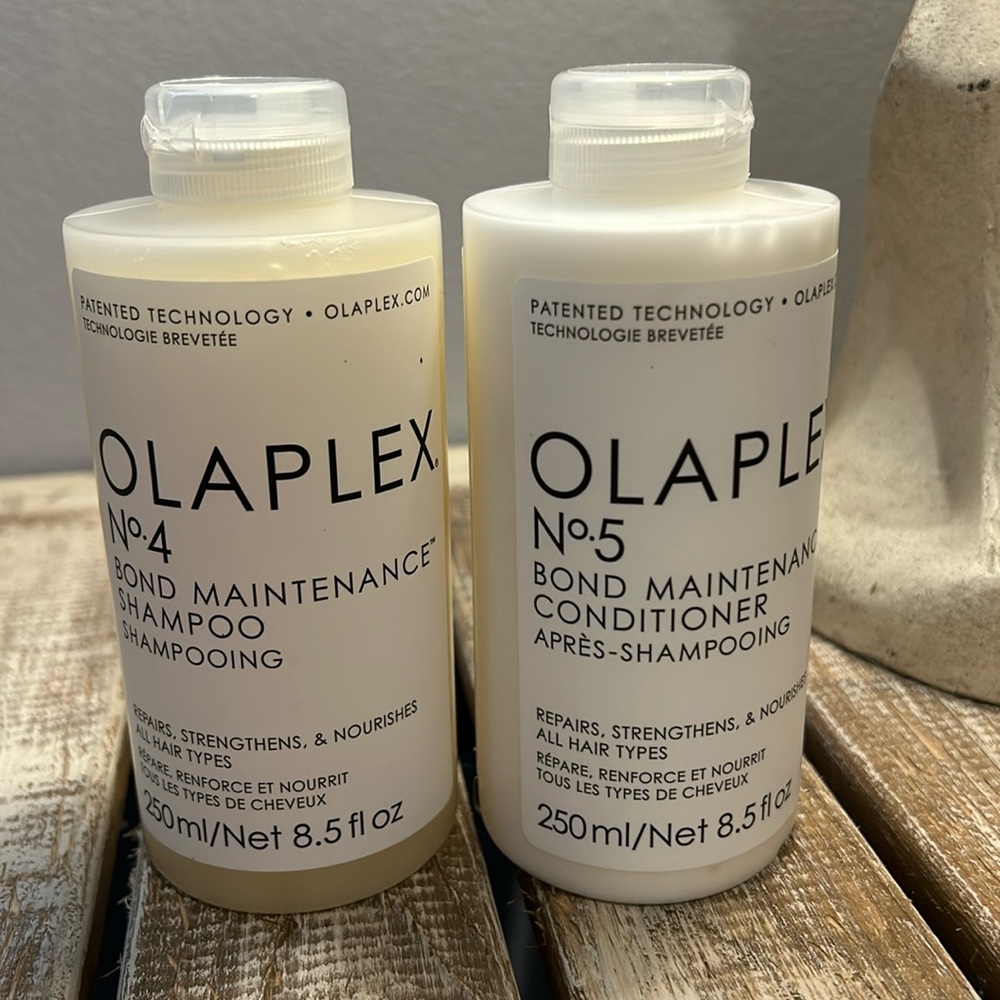 NWT Olaplex No. 4 Bond Maintenance Shampoo & No. 5 Bond Maintenance Conditioner